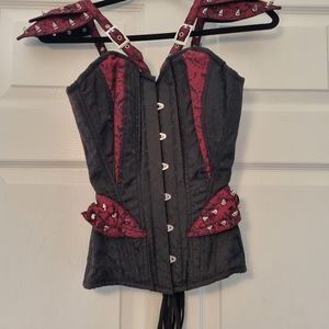 Punk Red Corset